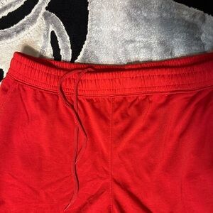 adidas Men's Red Athletic Shorts